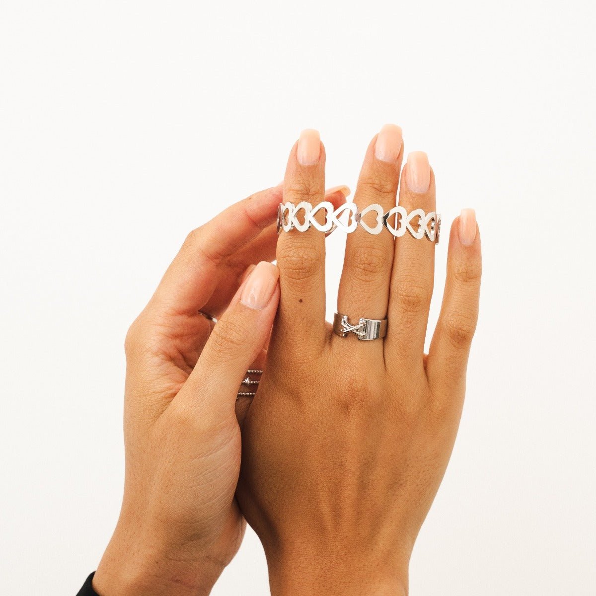 Anillo Corset de Plata